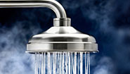 24 hours hot & cold water.